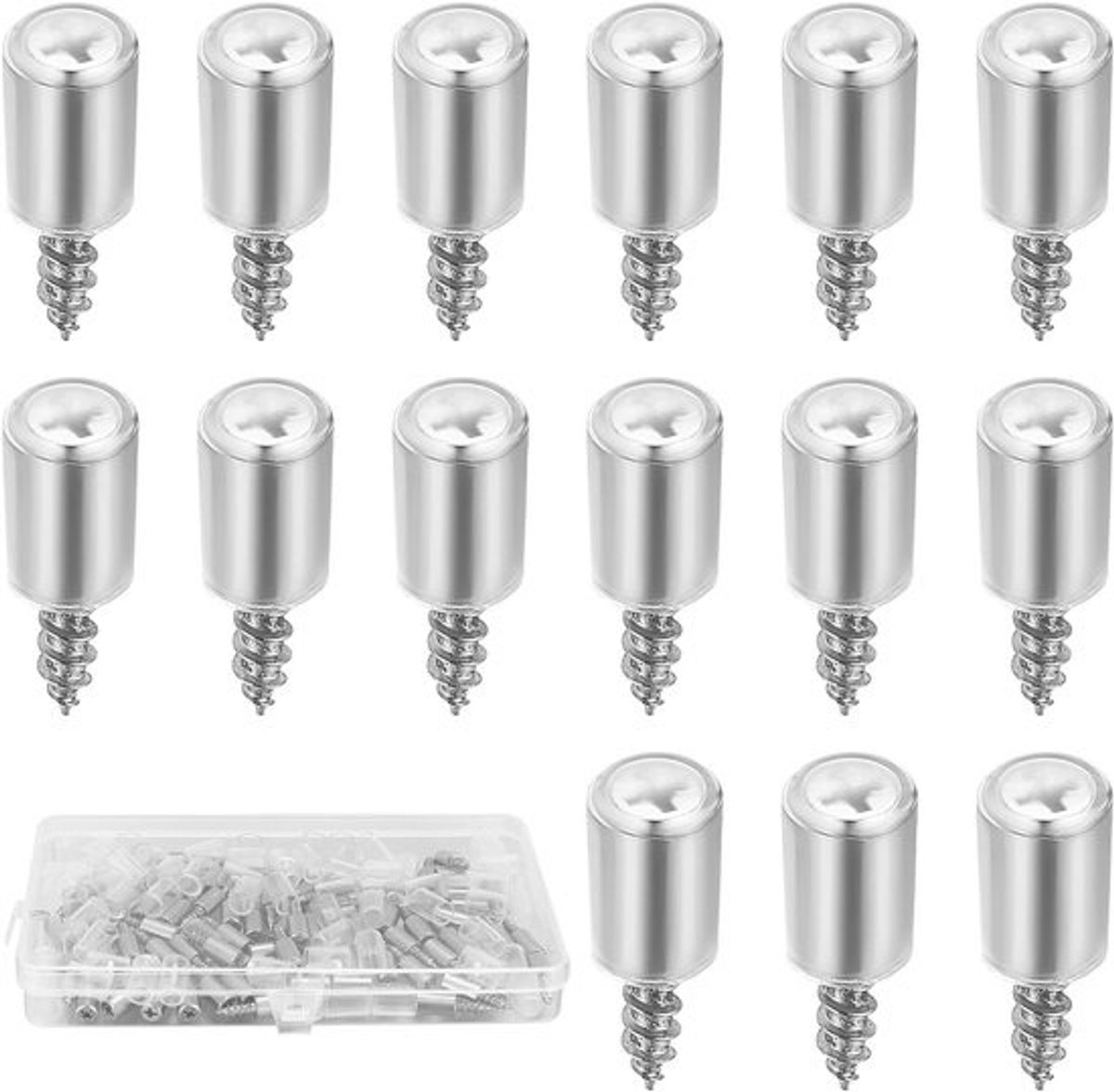 Plankdragers met Schroeven - Geschikt voor Meubels - 70 Stuks - Ø7.5mm