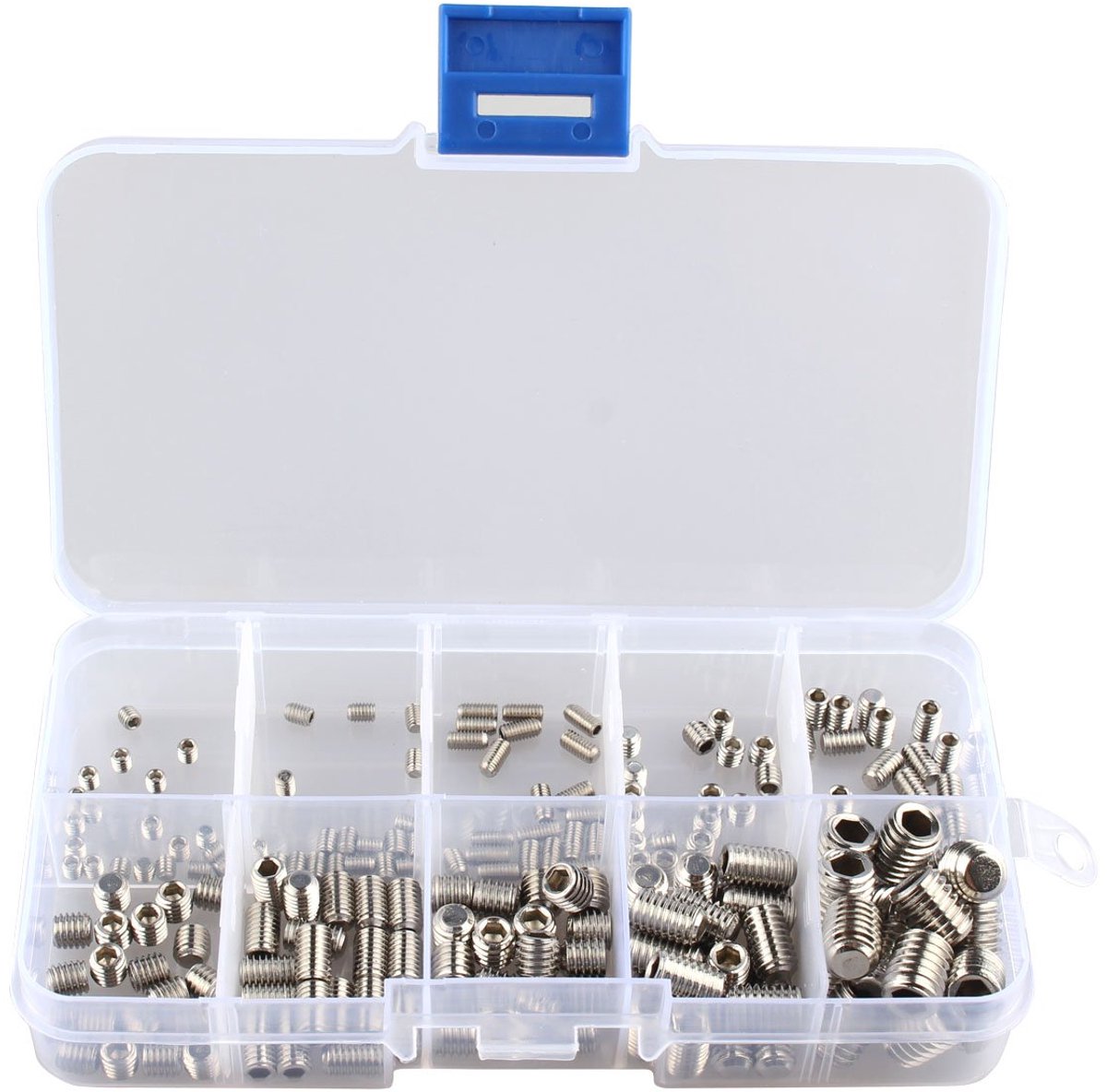 Stks Rvs Hoofd Hex Grub Socket Bevestiging M3 M4 M6 M8 Schroef Platte Assortiment Set Kit