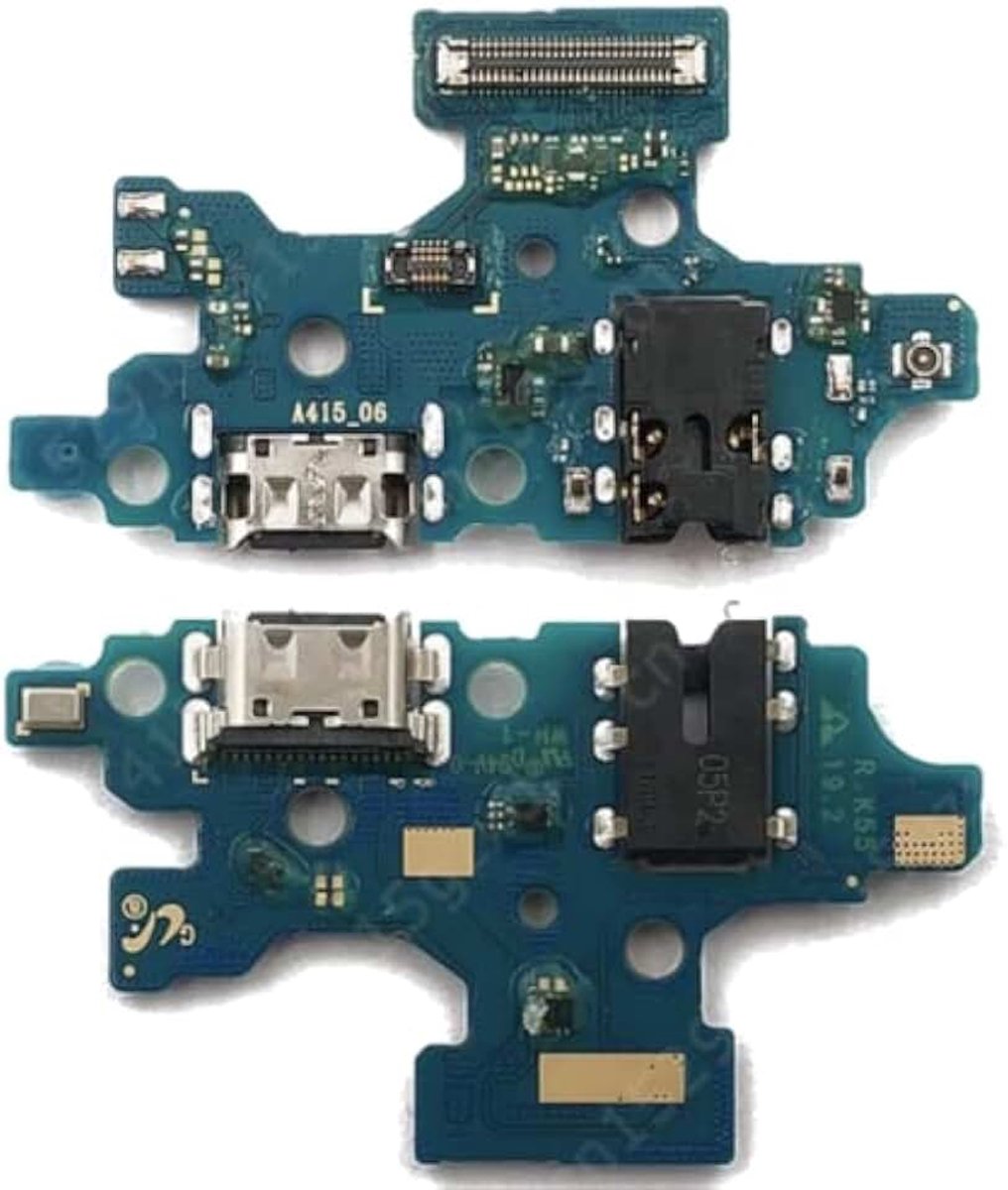 Laadaansluiting + microfoon + jack stekker, compatibel met Samsung A41 SM-A415F