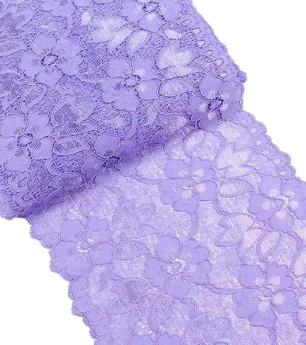 Kant 1meter Paars Extra Breed Band 16 cm Elastisch kanten kanten stretch lint stretch