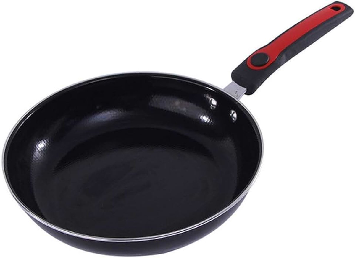 Fysieke non-stick emaille braadpan, keukenfornuis pan Wok