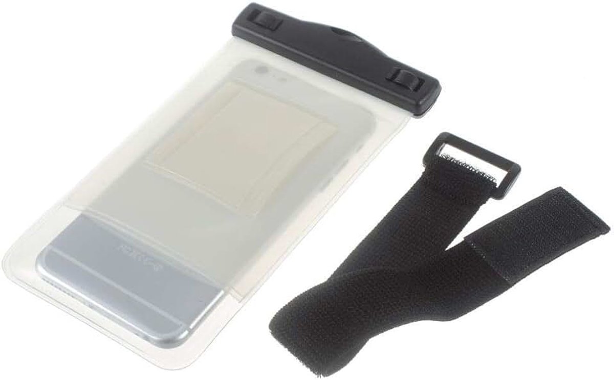 Universele Beschermende Strandhoes 10M Onderwater Waterdichte Tas voor ZTE Z660G WHIRL (2013) - Wit