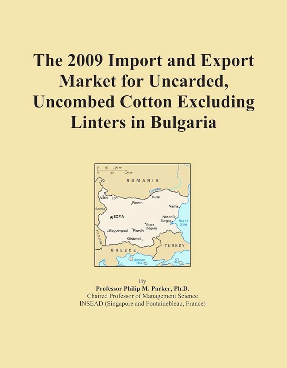 2009 Import and Export Market for Uncarded, Uncombed Cotton Excluding Linters in Bulgaria