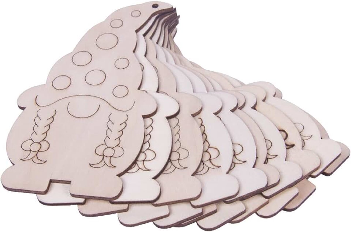 Kerstboom Feestelijk Seizoen Houten Kerst Ornamenten Onafgewerkte Kerstboom Hout Uitsparingen Plakjes Gift Tags Xmas Opknoping Decoraties 2022 geschenken