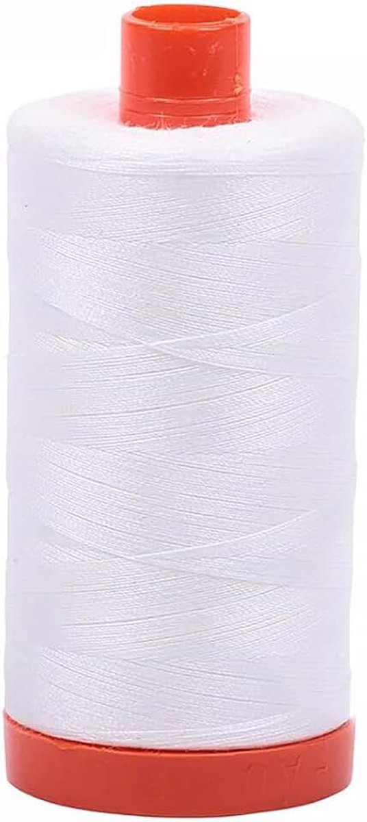 50wt Katoen 1.422 Yards - Natuurlijk Wit