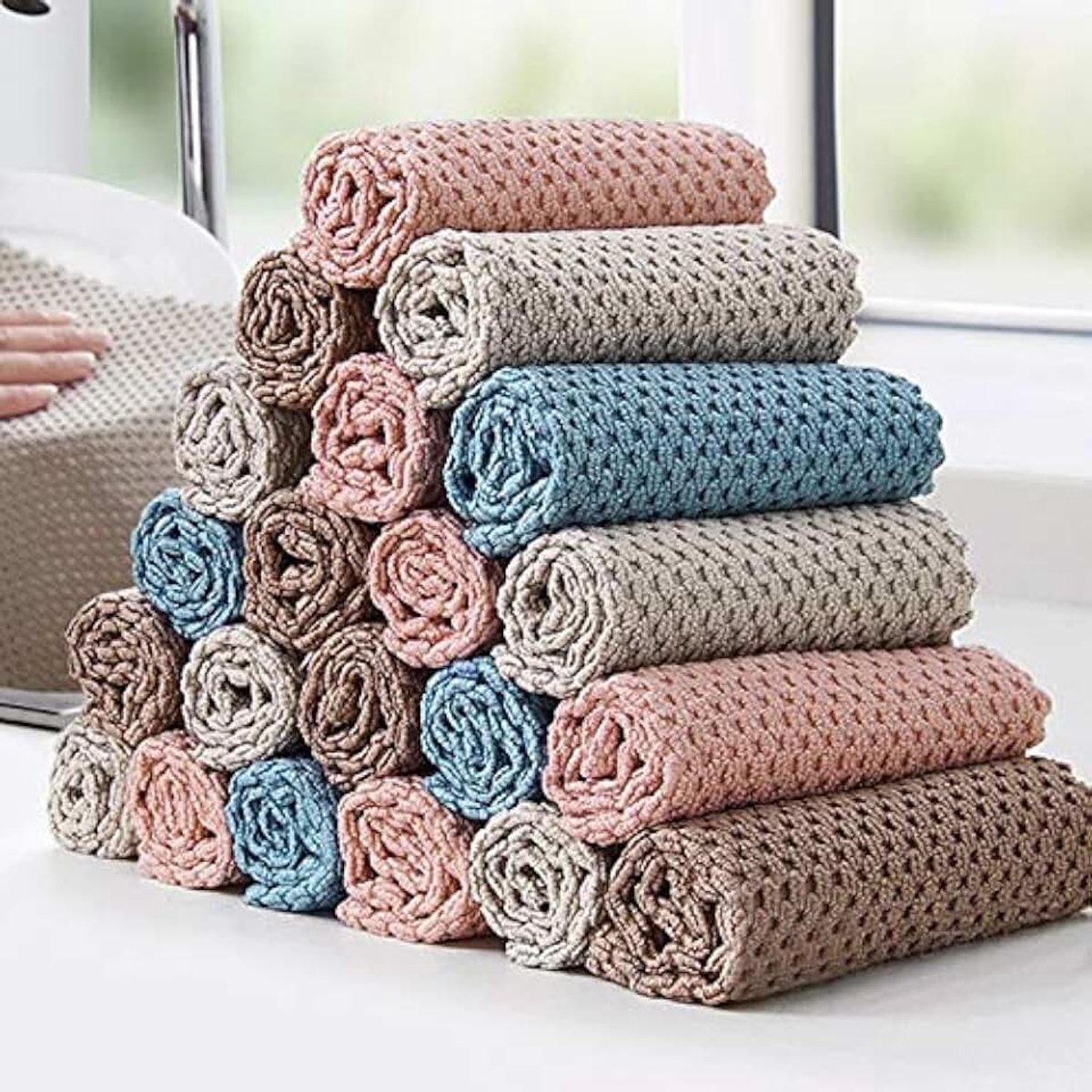 Antivet Poetslappen Efficiënte Super Absorberende Microfiber Reinigingsdoekje Thuis Afwas Keuken Reinigingsdoekje