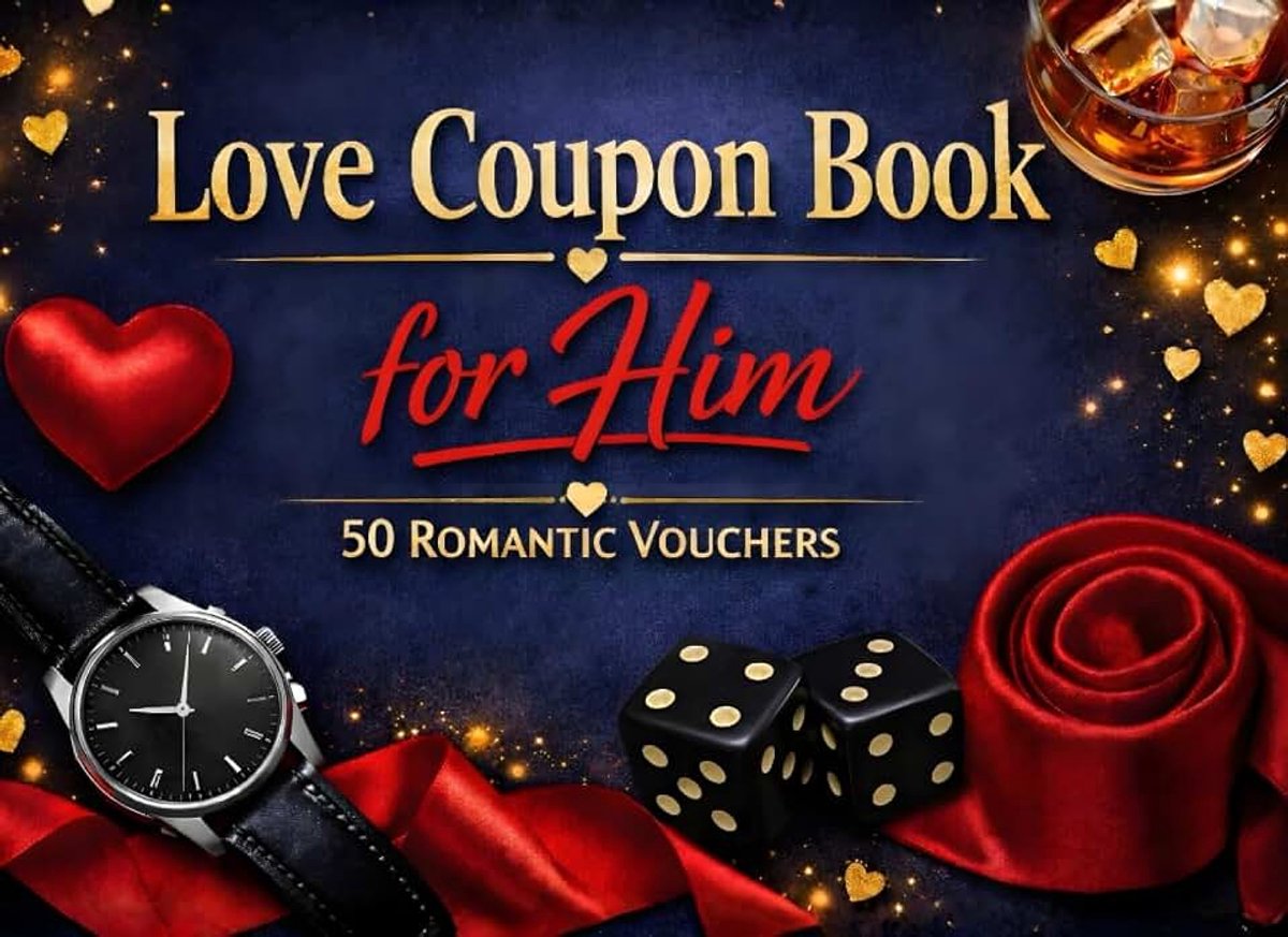 Coupon Book for Him: 50 Romantic, Fun & Flirty Vouchers to Surprise Your Boyfriend, Husband or Partner