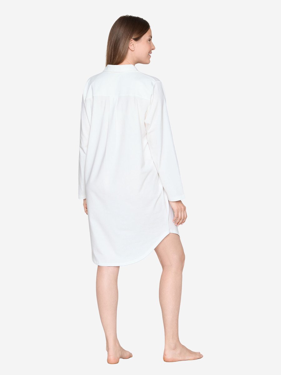 Joop! Nachthemd Loungewear OPEN WHITE