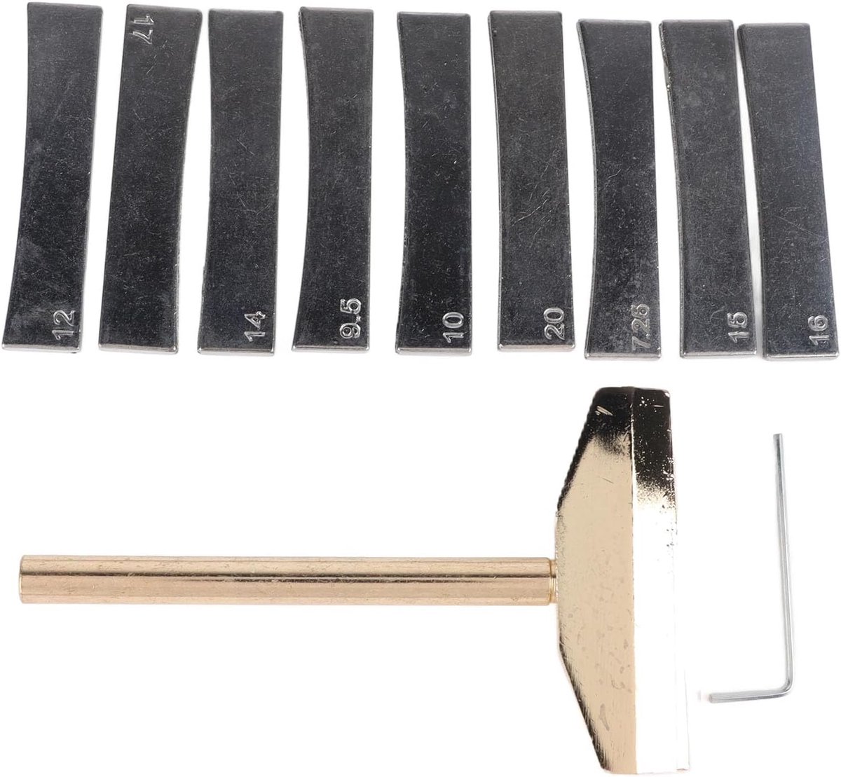 Fret Installatie Set Gitaar Bas Fret Press Tool Toets Fret Press Tool met Montageklem voor Professionals of Beginners