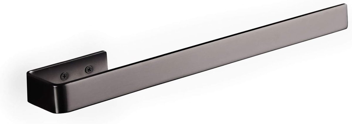 Handdoekstang HH39 roestvrij staal - handdoekstang voor badkamermeubels - kleur selecteerbaar, Kleur:Gunmetal