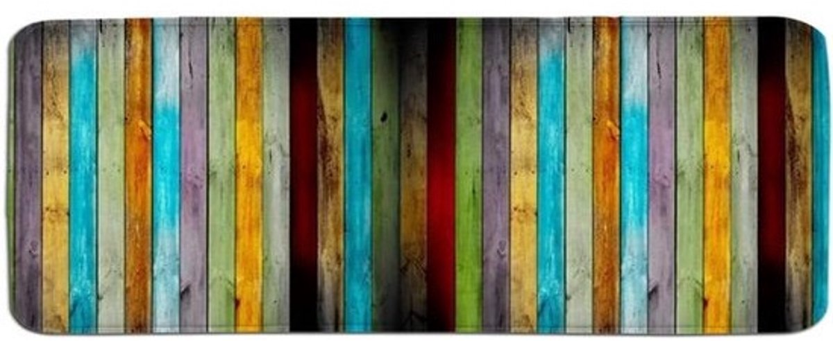 Kleurrijke Antislip Badmat 50 x 80 cm - Absorberend en Duurzaam voor Badkamer en Keuken