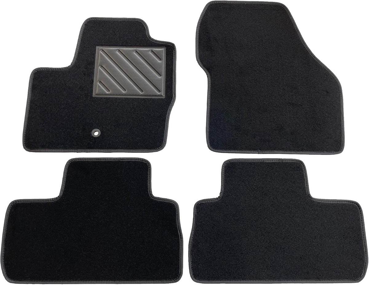 Voetmatten voor Land Rover Freelander 2 2007-2012 op maat gemaakte anti-slip hakbeschermers van rubber versterkt bevestigingsknoppen