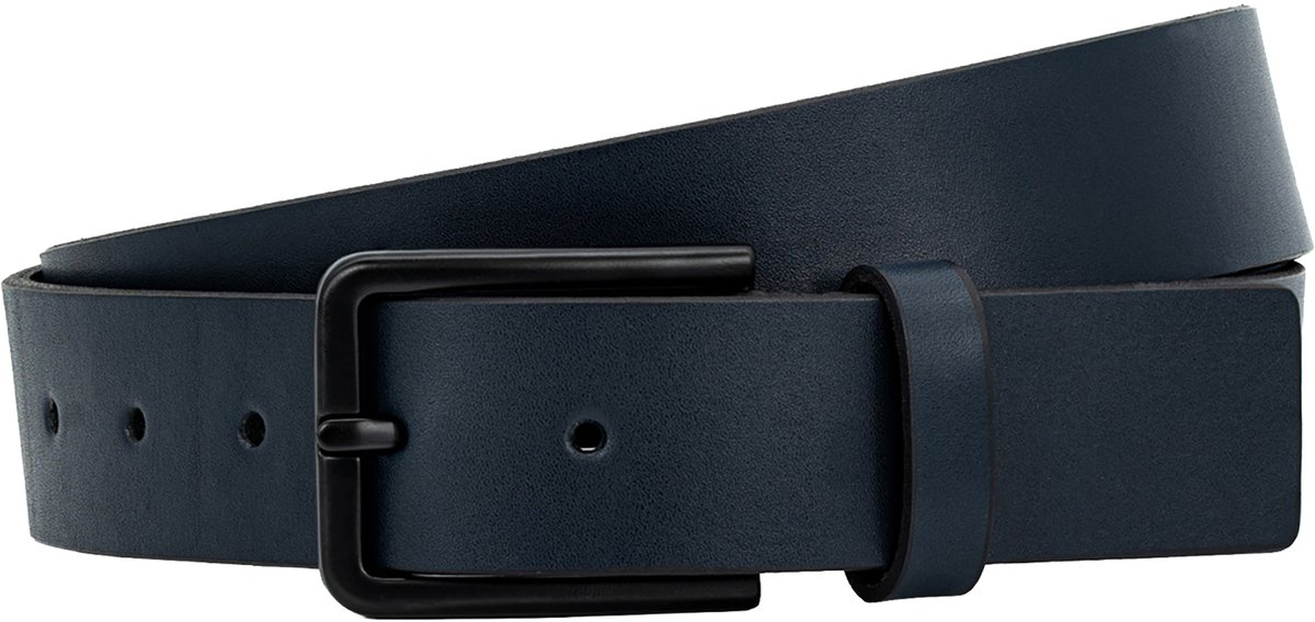 LINDENMANN leren heren riem - marine