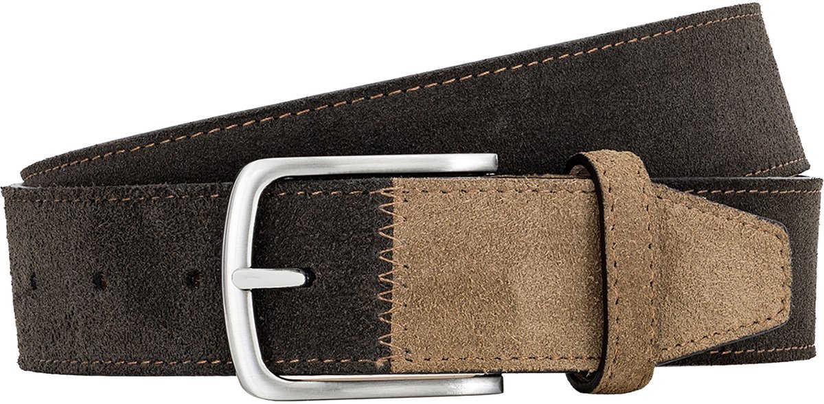 LINDENMANN leren heren riem - bruin