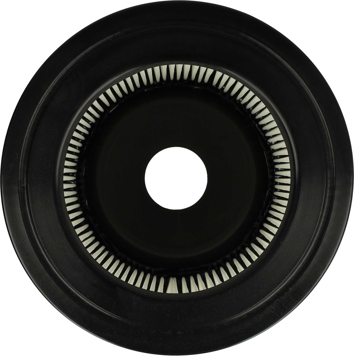 vhbw-plooifilter, compatibel met Kärcher WD 3, 2, 1-stofzuigers – patroonfilter, zwart-wit, afwasbaar