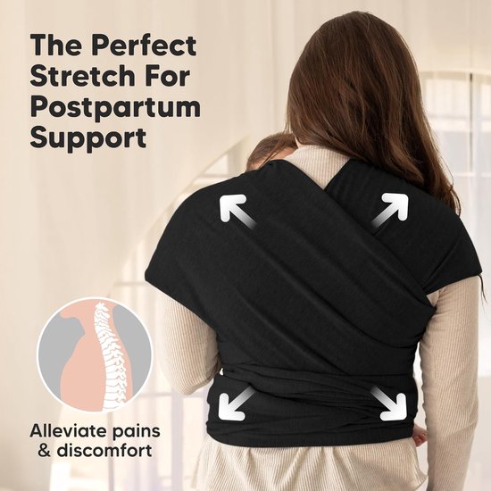 Babywikkeldoek - Baby Draagdoek -Baby Wrap - Baby carrier - Baby 0-36 maanden - Newborn — afbeelding 4