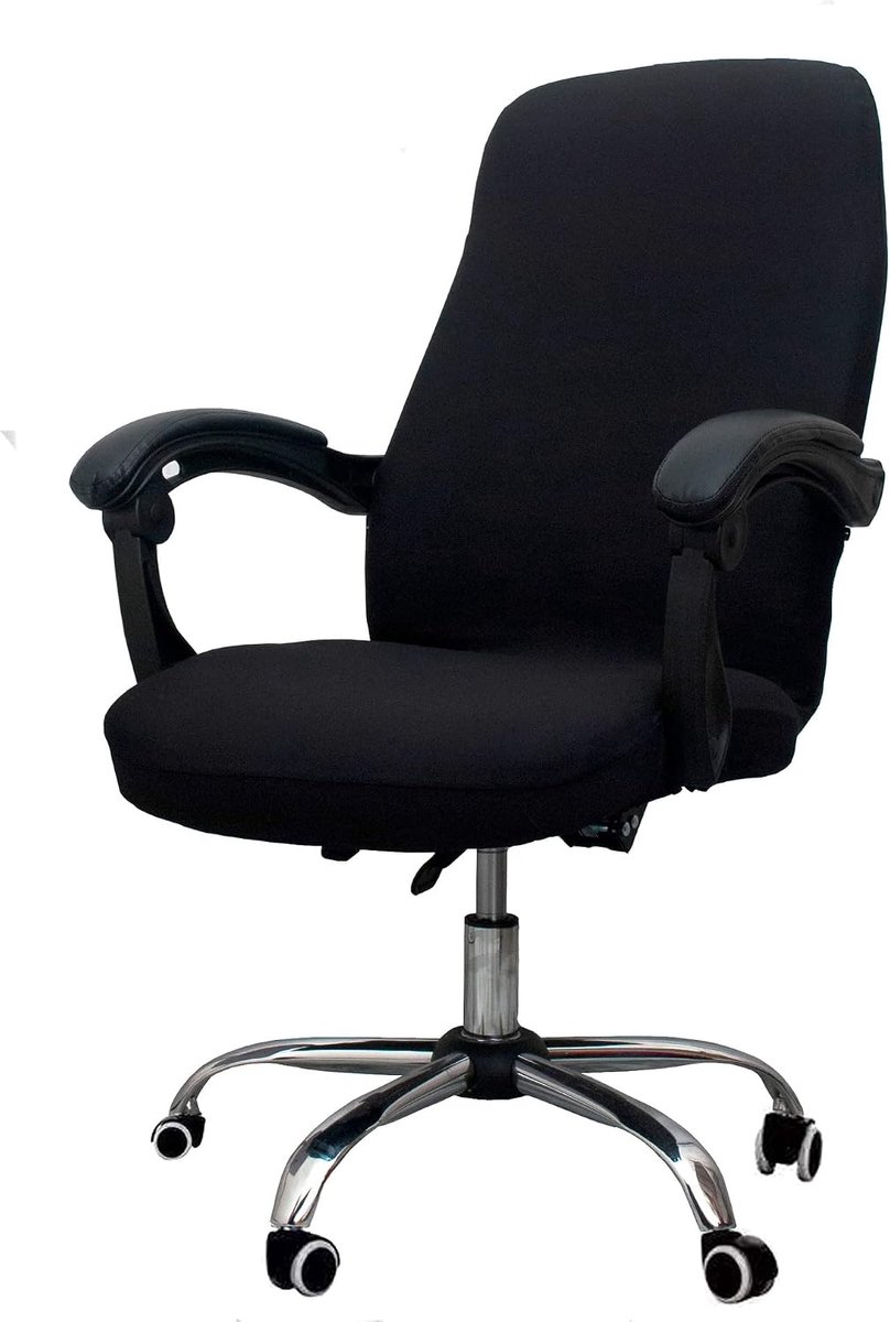 Stoelhoes voor kantoor, elastisch, draaibaar, universeel, wasbaar, afneembaar, voor computerstoelen met rugleuning, bureaustoel
