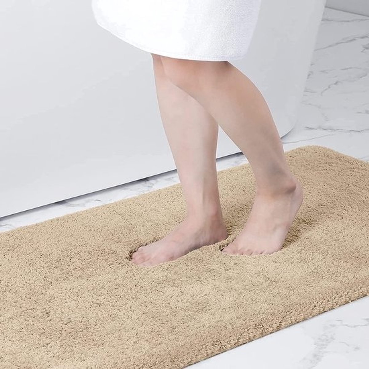 Zachte badmat - waterabsorberend - antislip - diverse kleuren
