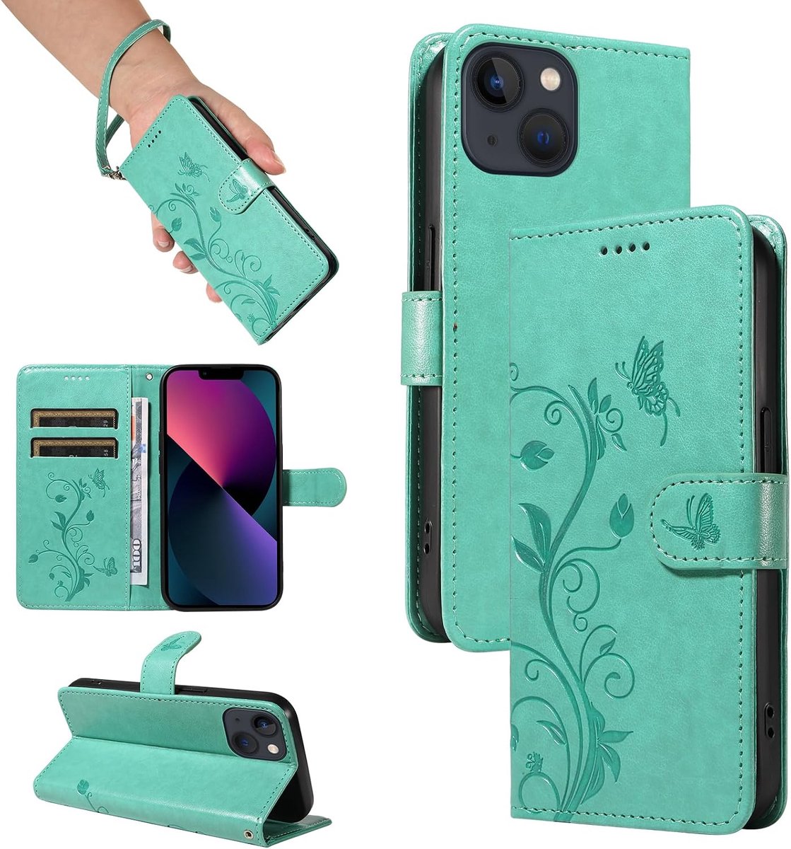 Hoesje voor iPhone 14, Groen