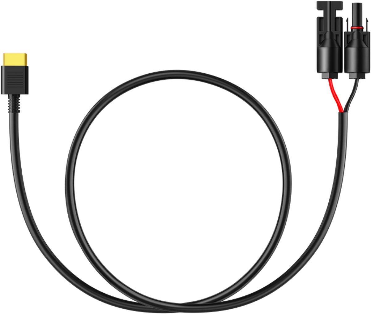 BLUETTI Solar Charging Cable PV4mm naar XT60 - Compatibel met Elite 100, 200 , 300, 400 & Apex 300 - voor zonnepanelen en draagbare powerstations