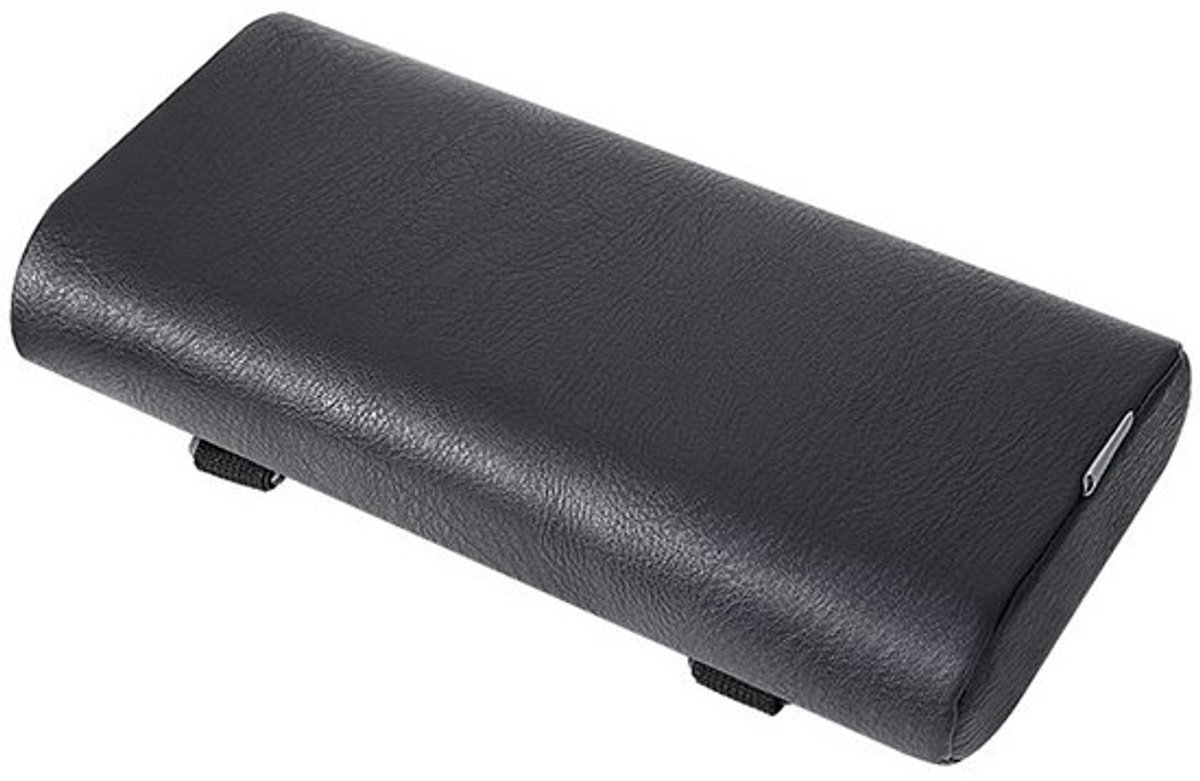 Fietsachterzitkussen - Kussen voor fietspassagier - Comfortabel fietsen - Waterdicht PU-leer - 32 x 16 x 5 cm - Zwart