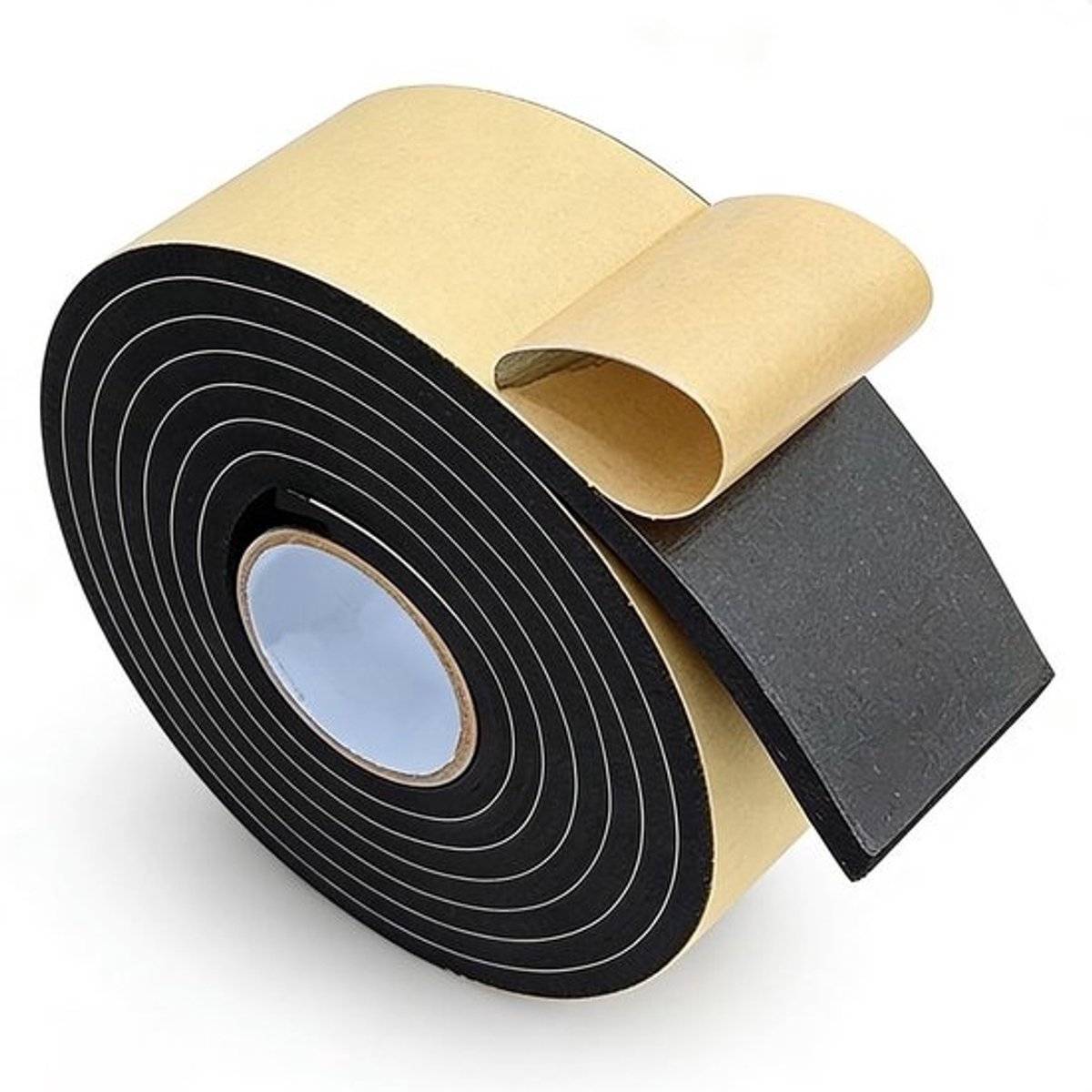 Zelfklevende foamtape voor geluidsisolatie en vibratiedemping - 6m x 50mm x 5mm - voor botsingsbescherming en afdichting