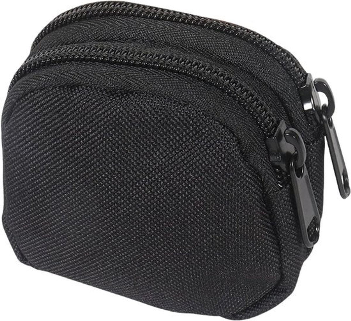 Compacte EDC Tas met Rits, Organizer voor Kleine Accessoires, Sleutelhanger Portemonnee en Muntzak voor Mannen, Stijlvol en Praktisch, Zwart