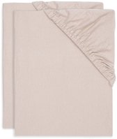 Jollein Hoeslaken Jersey 40/50x80/90cm Wild Rose (2pack)