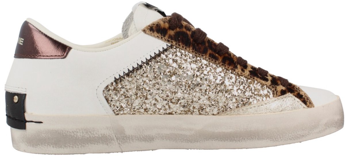 Crime London 23008aa9 Distressed Schoenen Goud EU 38 Vrouw