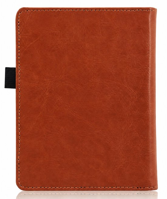 Hoes geschikt voor Kobo Glo / Glo HD / Touch 2.0 - Book Case Premium Sleep Cover Kunstleer Hoesje met Auto/Wake Functie - Cognac Bruin — afbeelding 2