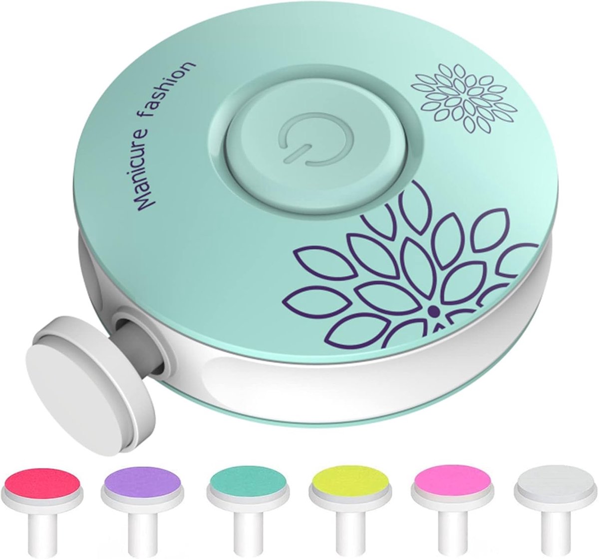 Elektrische Baby Nagelvijl met 6 Slijpkopjes, Stille Baby Nagelknipper voor Pasgeborenen, Baby's, Peuters en Volwassenen, Zachte Nagelverzorging voor het Hele Gezin, Draagbaar, Groen — cadeau in Verzorging - foto 7