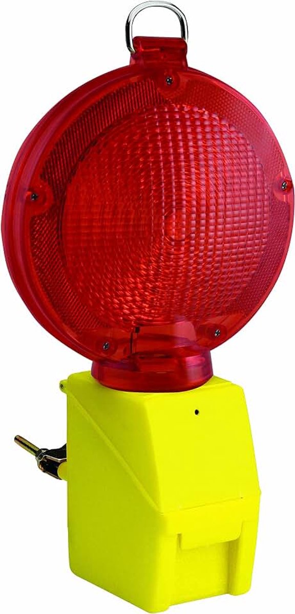 2-LED-wegknipperlicht - Schemersensor - Vaste of knipperende modus - Hoge zichtbaarheid dag/nacht, weerbestendig - Werkt op batterijen - Rood licht