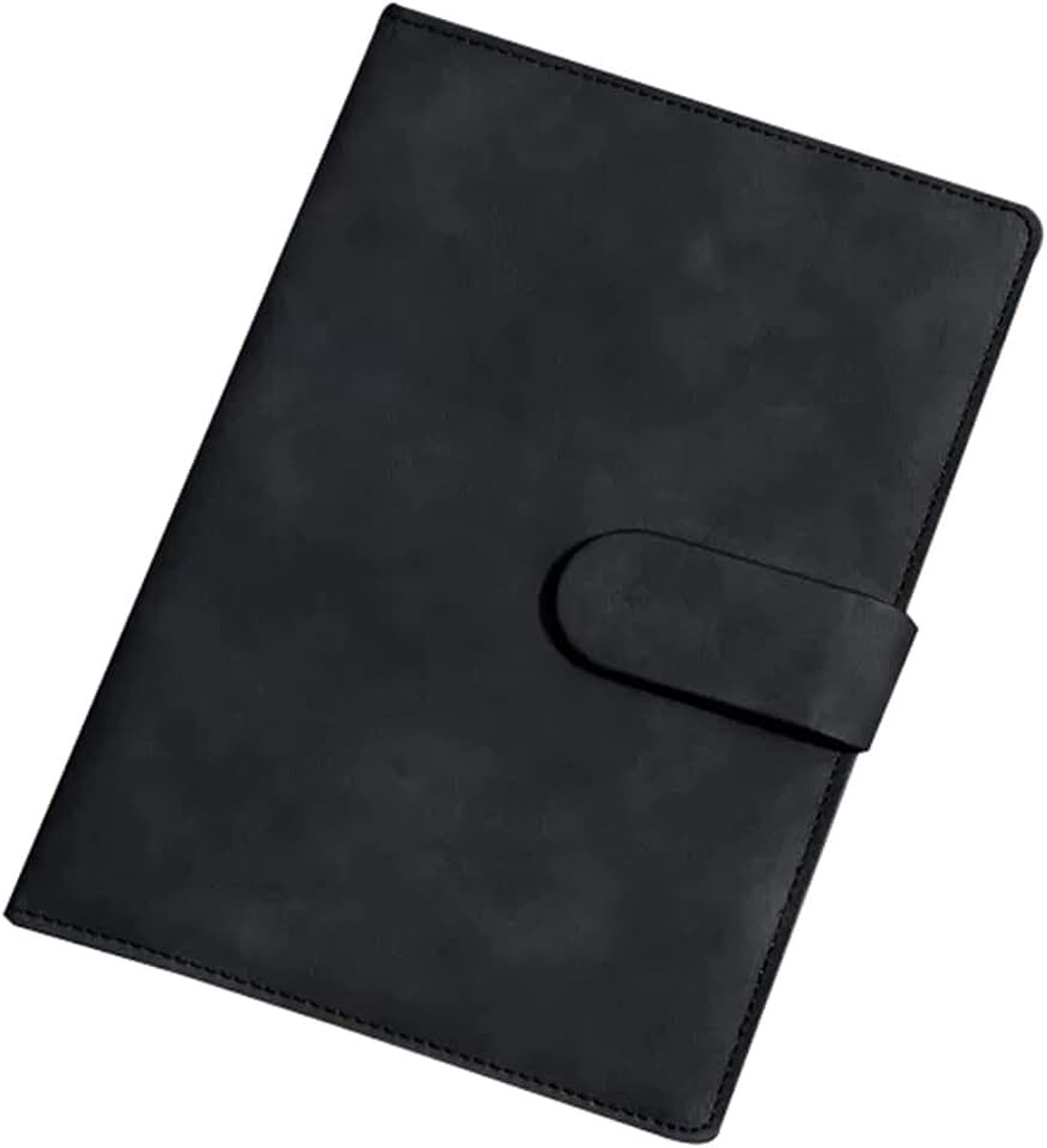 A5 Journal Hardcover Notebook Softcover Bindmiddel met magnetische gespsluiting Notitieboek Executive Notebook Bruikbaar (Size : Black)