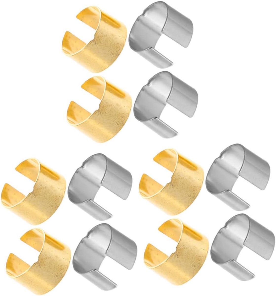 Accupoolhulzen voor auto, 12 stuks, accuadapterhulzen als terminal-omvormeradapter voor plus- en minpolen, snelle montage voor voertuig-audiosystemen, compatibel met de meeste modellen