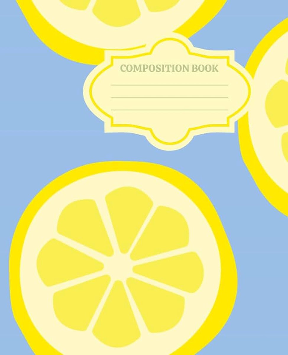 Lemon Composition Notebook