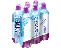 Active O2 Water iced berry - 6 petflesjes x 500 ml