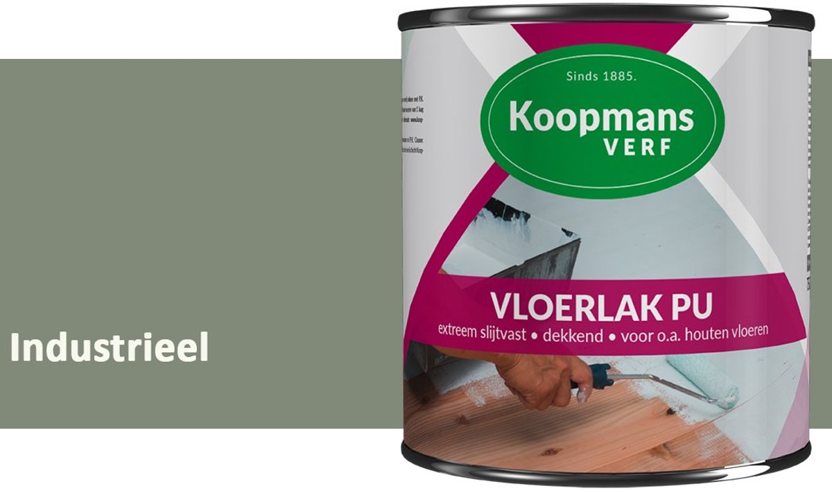 Koopmans Vloerlak PU Zijdeglans – Slijtvaste Lak voor Houten Vloeren, Trappen & Meubels – Krasvast – Binnen – Industrieel – 750 ml