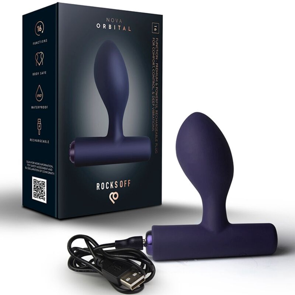 Rocks-off - Nova Orbital - Prostaatvibrator - Blauw