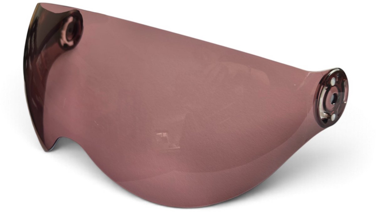 Clearview Vizieren Fietshelm Rosegold Pro Sport Lights