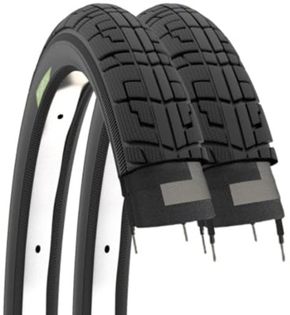 2 Verkeersbanden 12 1/2 x 1.75 - Geschikt voor Jongensfiets, Stadsfiets en MTB