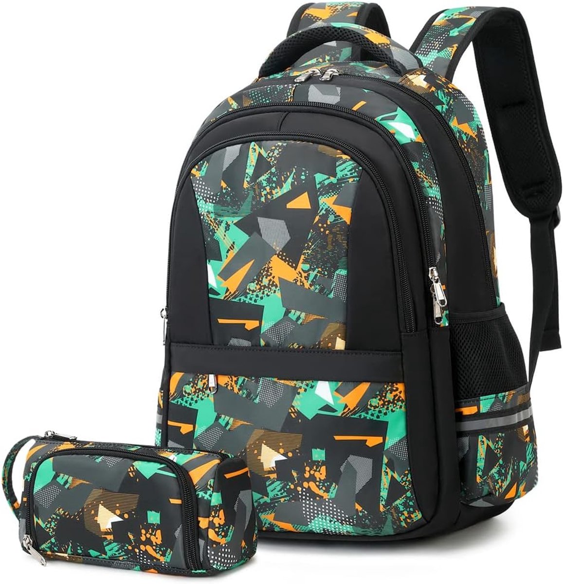 Schooltas voor jongens, rugzak voor tieners, schoolrugzak, daypacks voor kinderen, grote schooltas, waterdichte grote schooltas