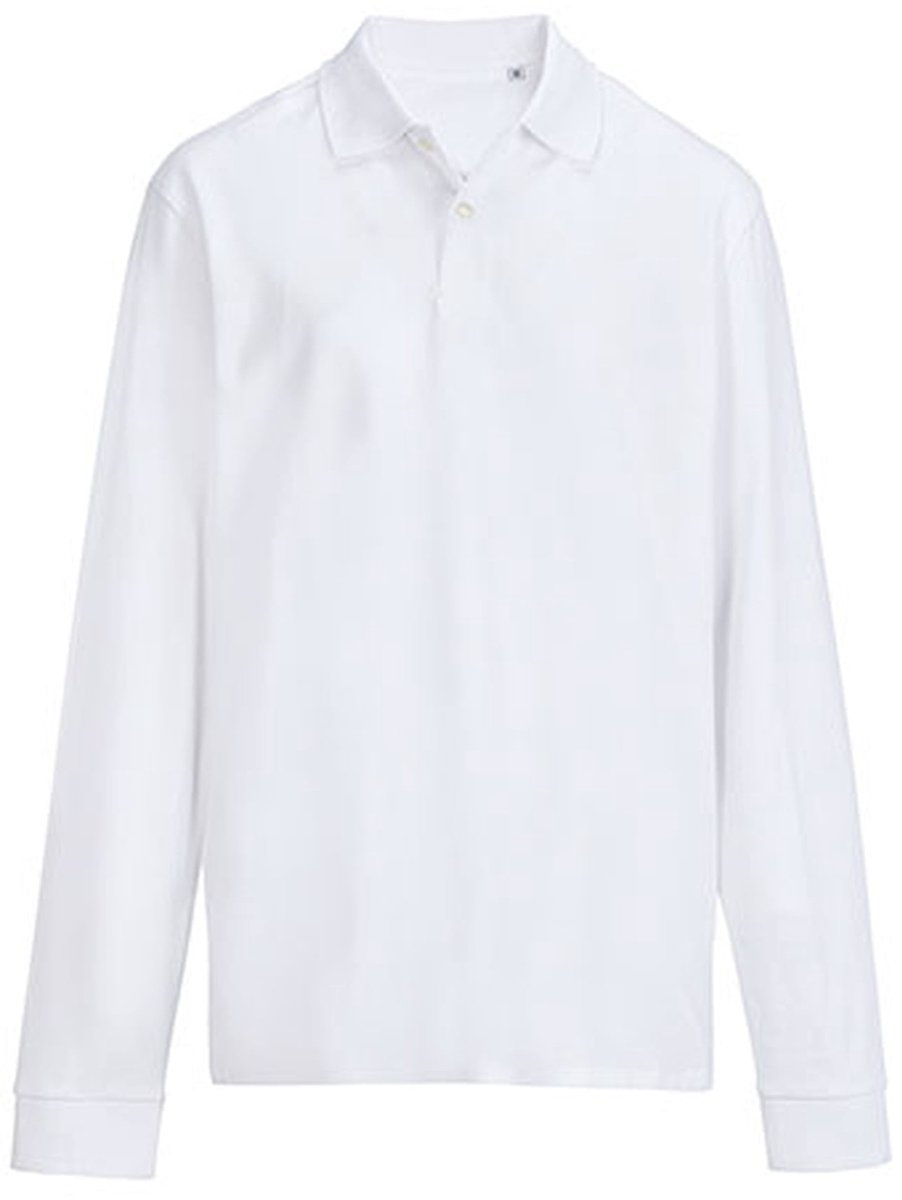 SOL'S Unisex Pacific Polo Shirt Longsleeve L04441 - White - XS