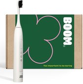 BOOM Elektrische Tandenborstel - 180 dagen Batterij - The Boost - Wit - Sonische Tandenborstel - Duurzaam