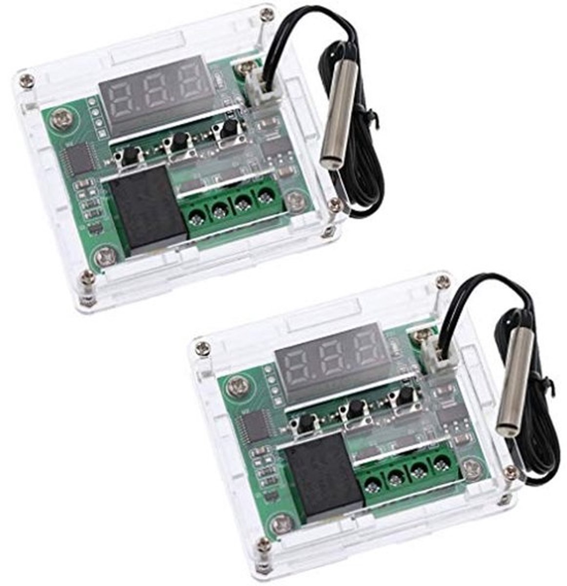 Digitale Temperatuur Controller 12V DC -50 tot 110°C met Relais en Waterdichte Sensor