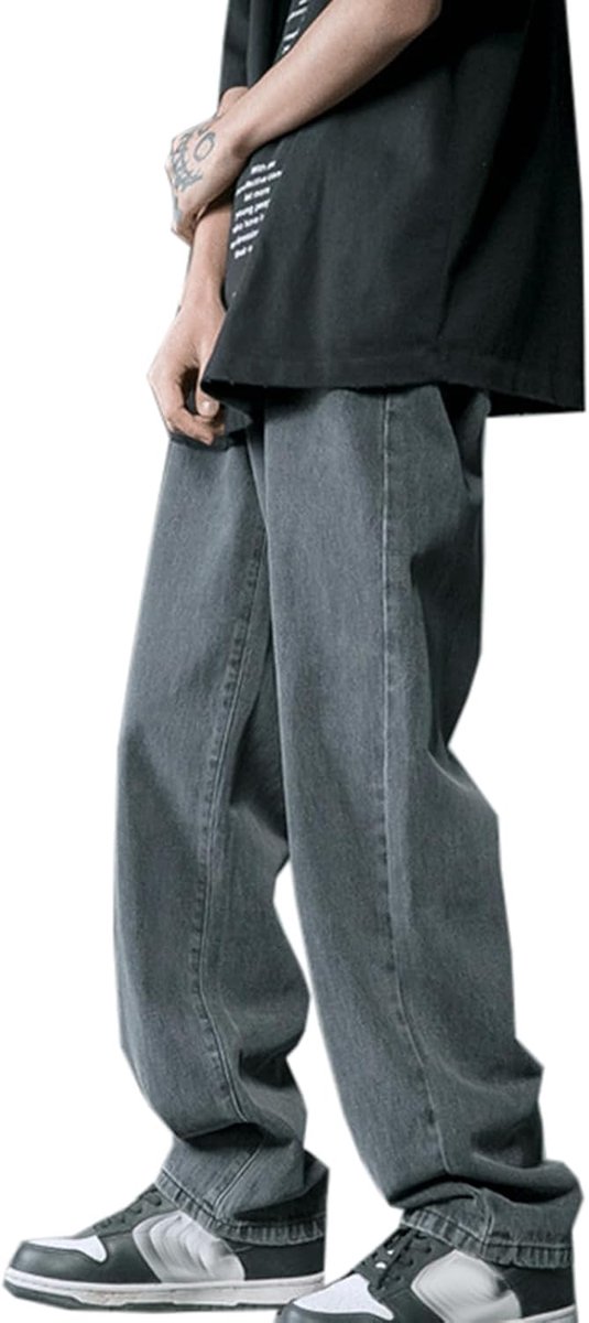 Jeans voor heren, vintage, jeansbroek, tieners, jongens, skateboardbroek, streetwear, denim broek