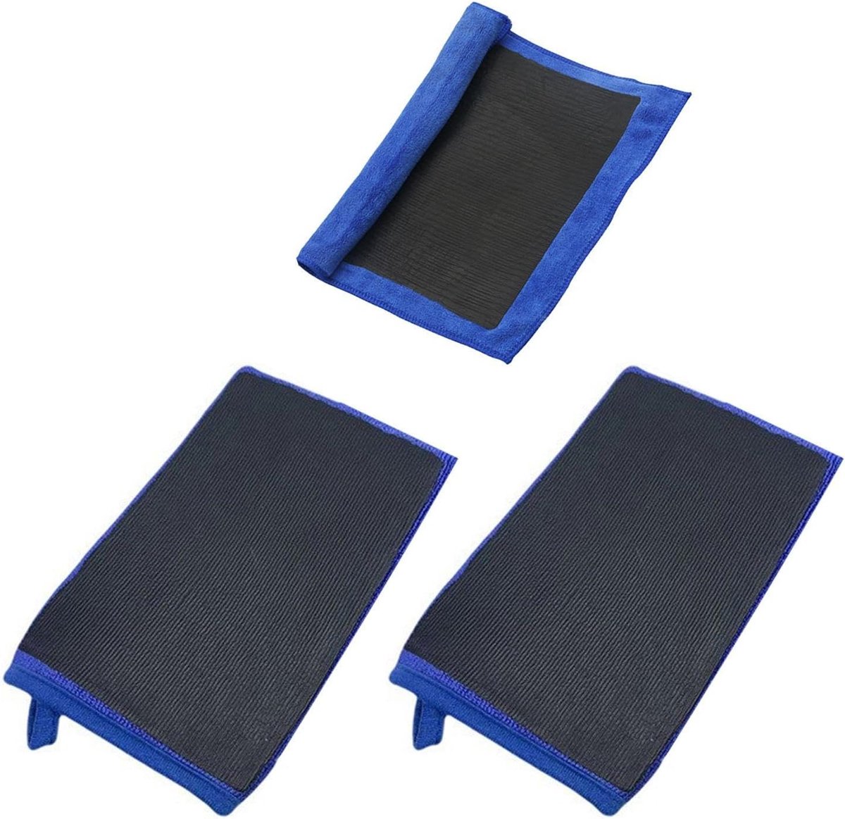 2 stuks klei polijsthandschoenen, 1 stuk klei-polijstdoek, kleihandschoenen voor autodetails, set van kleistangen voor auto