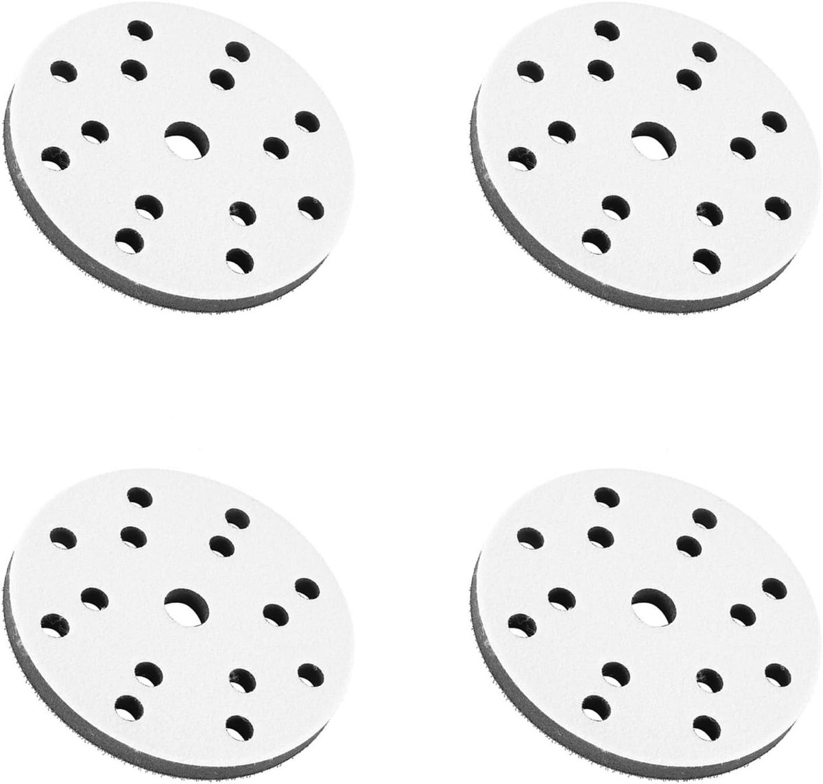 4 STKS 6 Inch Interface Pad Schuurpad Spons 150mm Zachte Buffer Kussen met 15 Gaten voor Polijsten en Schuren Auto Boot