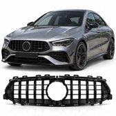 Panamericana GT Grille Glans Zwart – Geschikt voor Mercedes CLA W118 C118 X118 Facelift 2023+