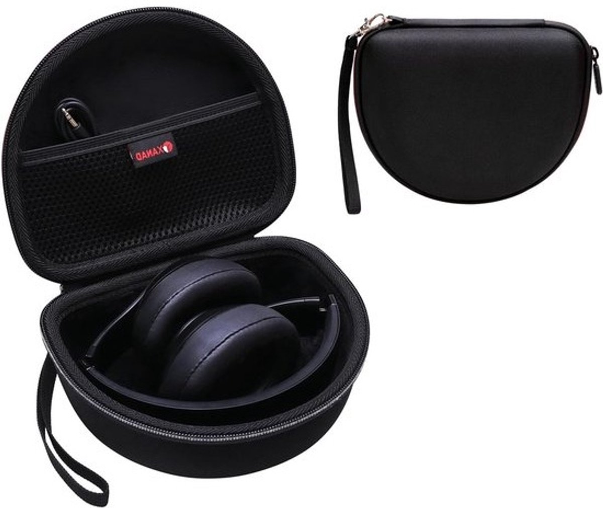 Hoofdzak - voor draadloze on-ear hoofdtelefoons - Geschikt voor JBL Tune 510BT, 520BT, 770 NC, 760 NC, 660 BTNC, 720 BT - Bescherming en opbergruimte - zwart