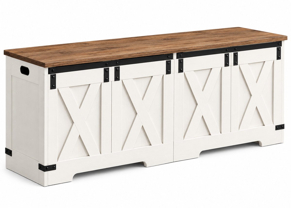 VILIMA - Dressoir - Opbergkist - Opbergkast - Dekbedkist - Schoenenkast - Praktische opbergruimte - Modern design - 40x120x48cm